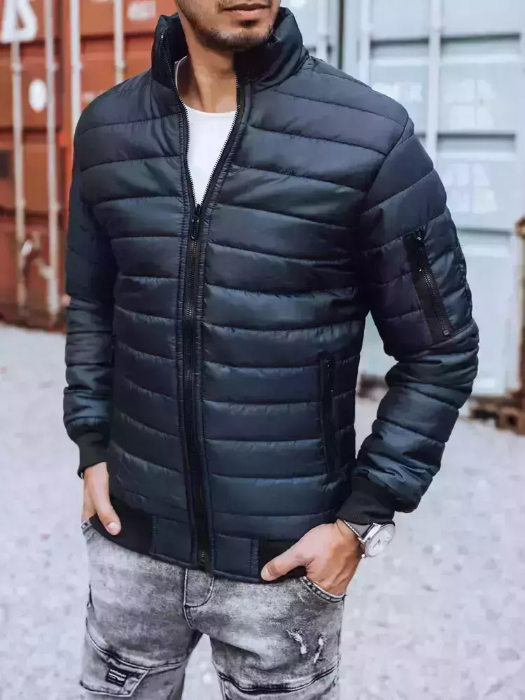 Tmavomodrá prešívaná prechodová bunda TX2822z Veľkosť: M