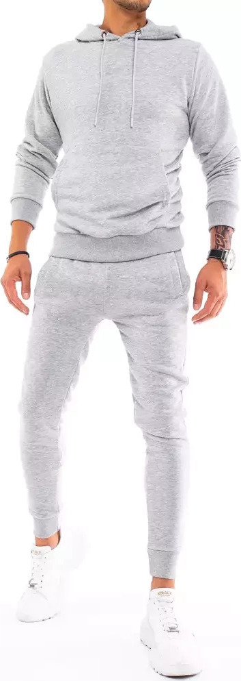 Svetlo šedá pánska tepláková súprava AX0438 Veľkosť: M