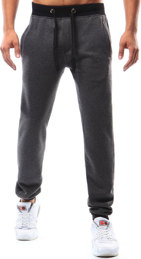 Pánske tmavošedé tepláky ux2215 Veľkosť: M