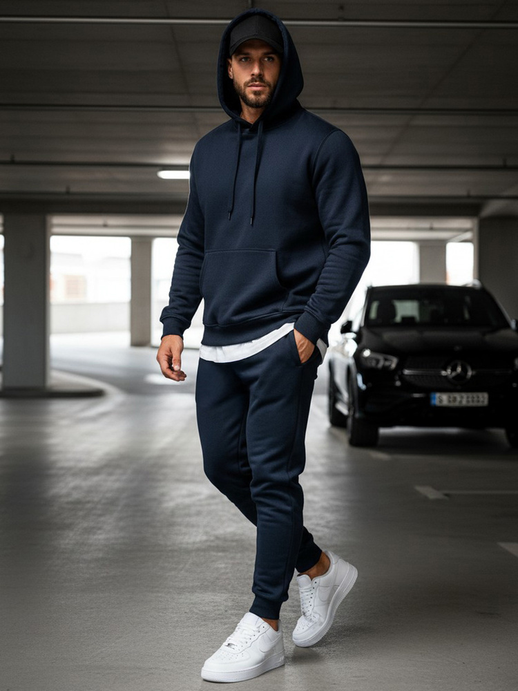 Tmavomodré tepláky UX2707 Veľkosť: M