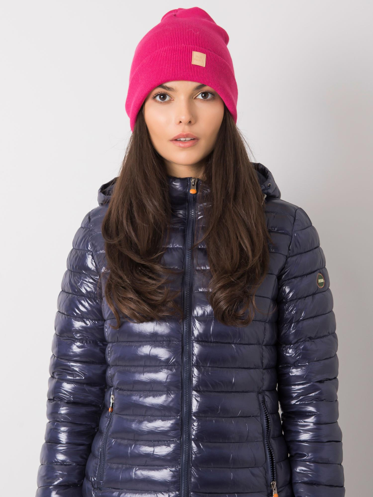 Fuchsiová dámska čiapka JK-SK-25.10-fuchsia pink Veľkosť: ONE SIZE