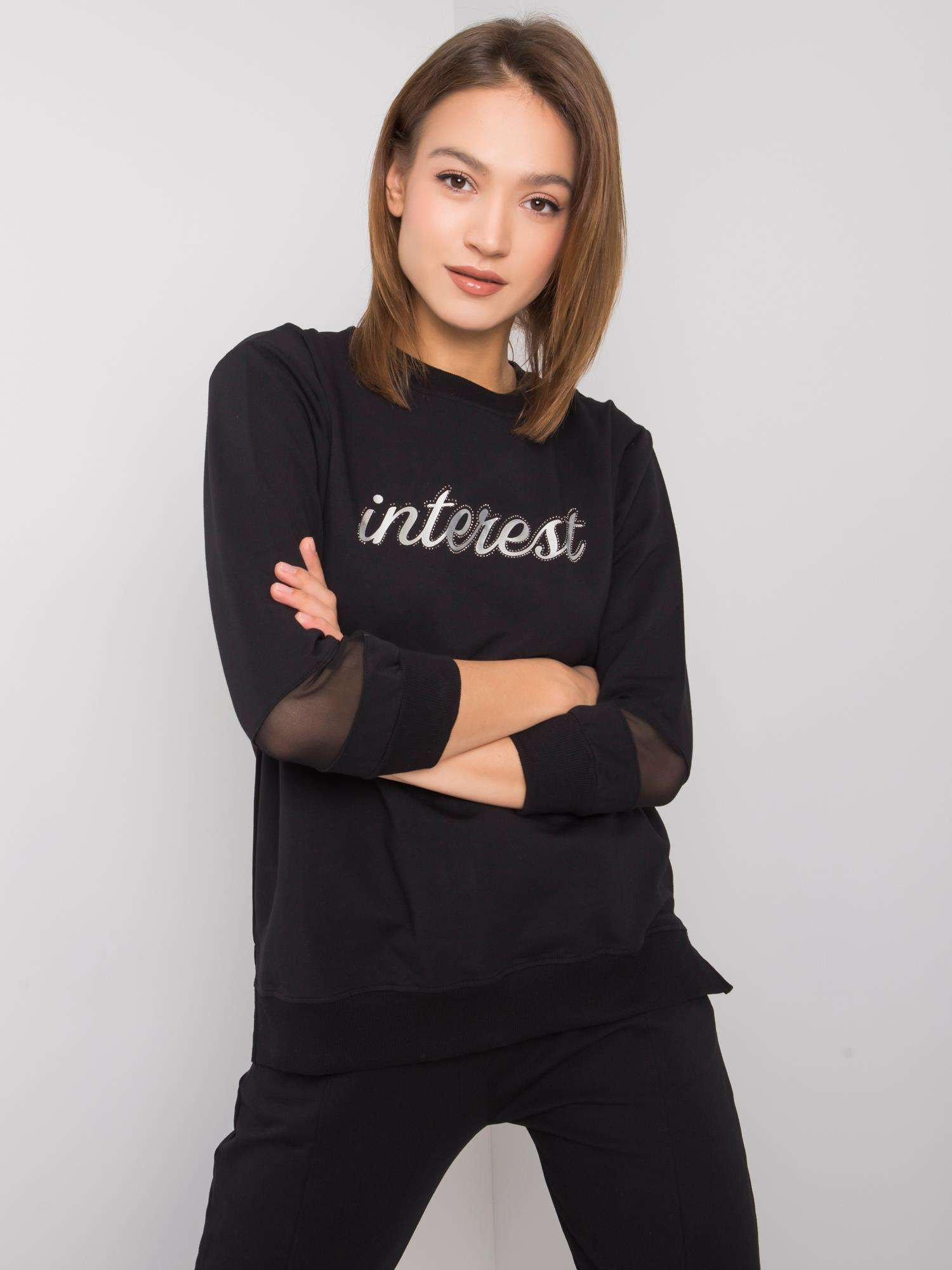 Čierny komplet Interest RV-KMPL-6425.73P-black Veľkosť: L/XL