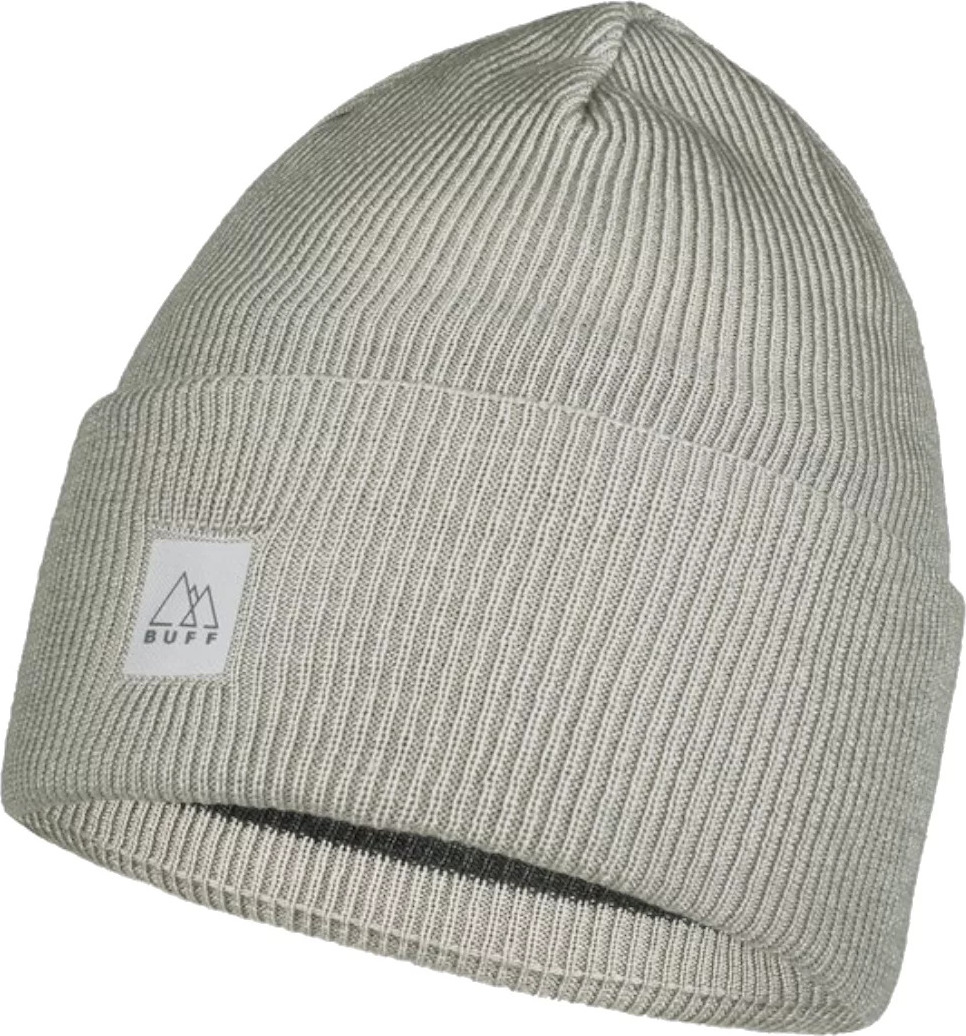 Svetlosivá čiapka Buff Crossknit Beanie 1264839331000 Veľkosť: ONE SIZE