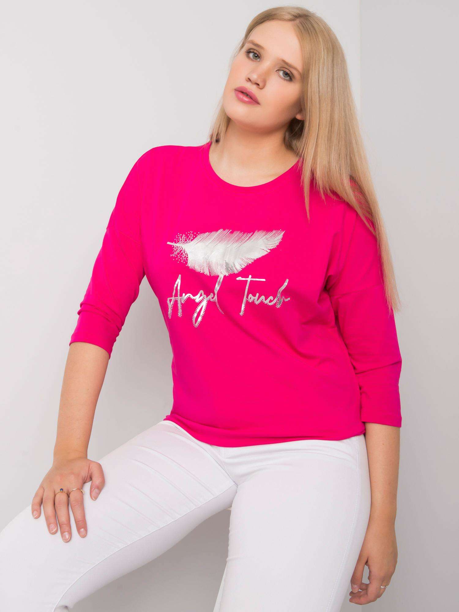 FUCHSIOVÁ HALENKA ANGEL TOUCH RV-BZ-6873.53P-FUCHSIA PINK Veľkosť: ONE SIZE