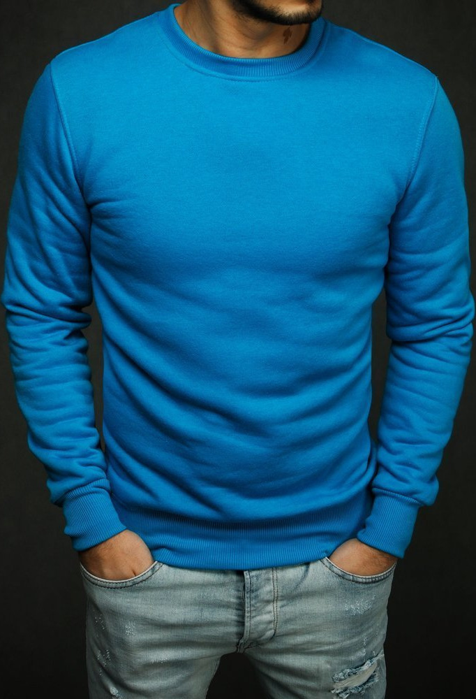 Pánska modrá mikina BX4386 Veľkosť: L