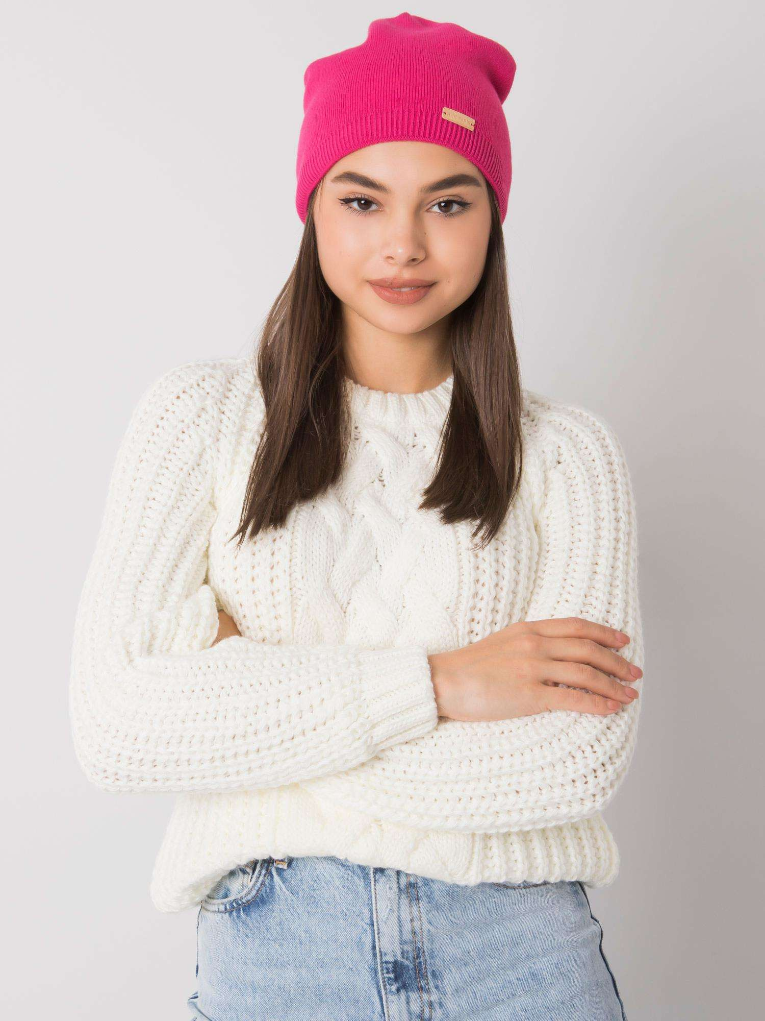 Fuchsiová čiapka JK-SK-30.40P Veľkosť: ONE SIZE
