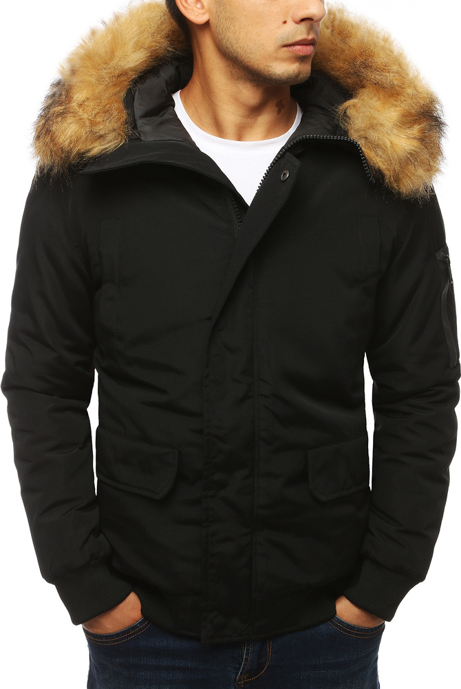 Čierna pánska zimná bunda TX3940 Veľkosť: 2XL