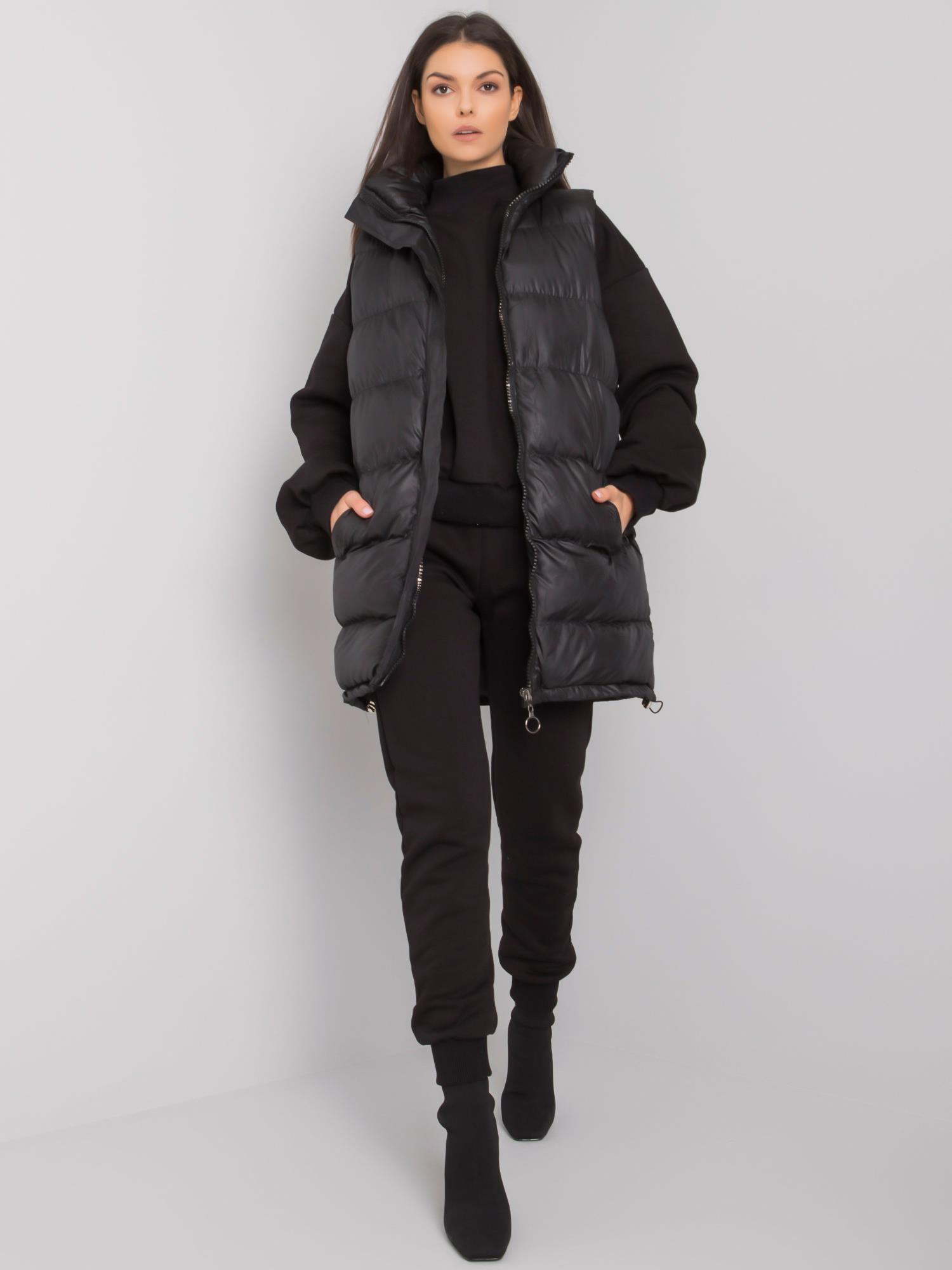 Čierny dámsky zimný komplet EM-KMPL-647.00P-black Veľkosť: S/M