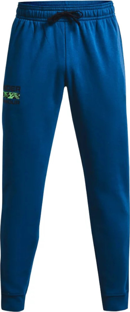 PÁNSKE TEPLÁKY UNDER ARMOUR RIVAL FLEECE SIGNATURE JOGGERS 1366366-432 Veľkosť: M