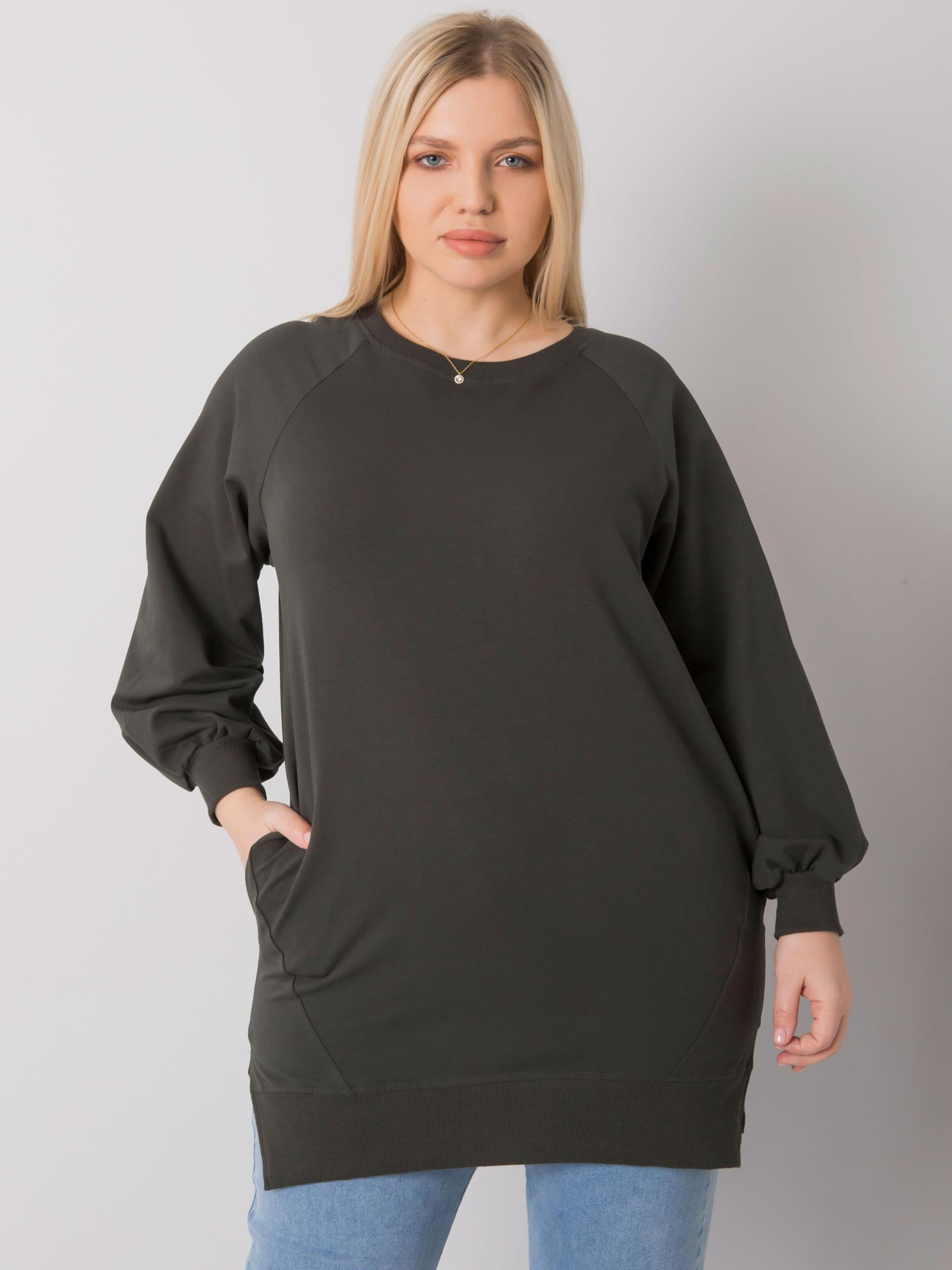 Khaki dámske tričko s vreckami RV-BZ-7227.95-khaki Veľkosť: ONE SIZE
