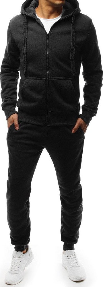 Pánska čierna tepláková súprava bez potlače ax0138 Veľkosť: M