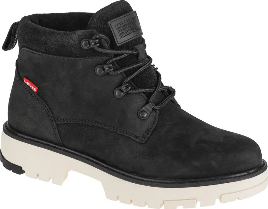 Čierne dámske kožené topánky Levi´s Solvi Ankle 233618-932-59 Veľkosť: 36