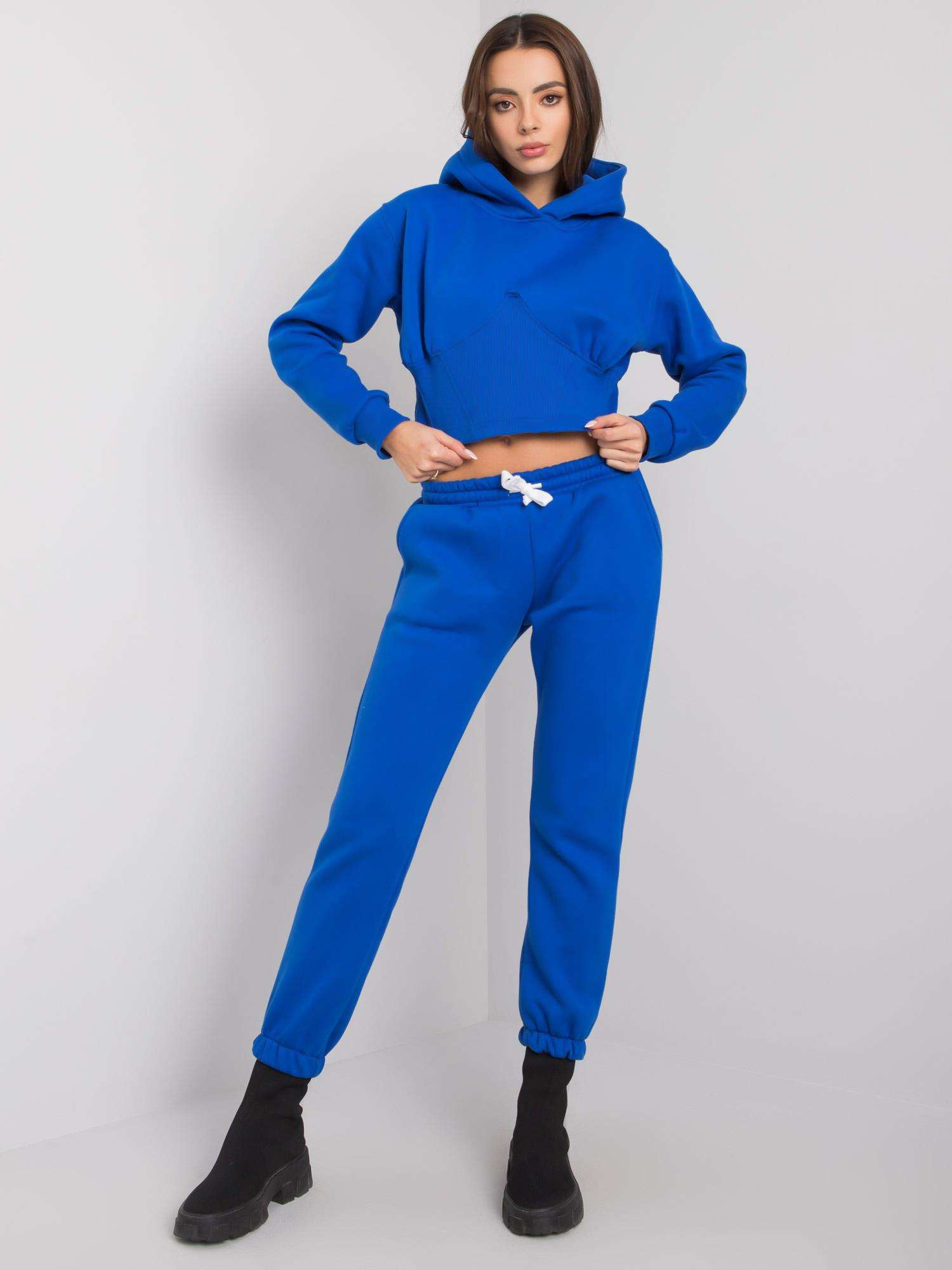 Modrá dámska tepláková súprava EM-KMPL-685.17X-blue Veľkosť: S/M