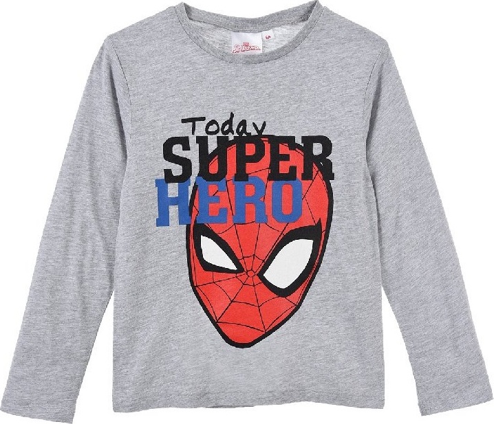Šedé chlapčenské tričko Spider-Man Veľkosť: 98