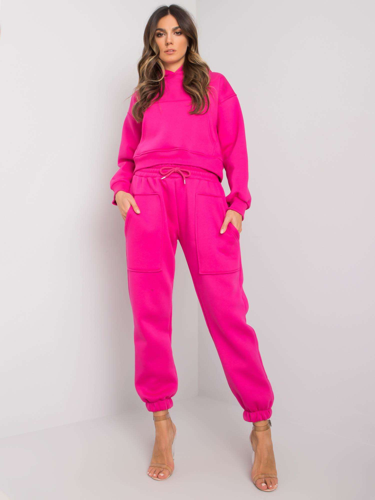 Ružová dámska tepláková súprava EM-KMPL-699.14-fuchsia Veľkosť: L/XL