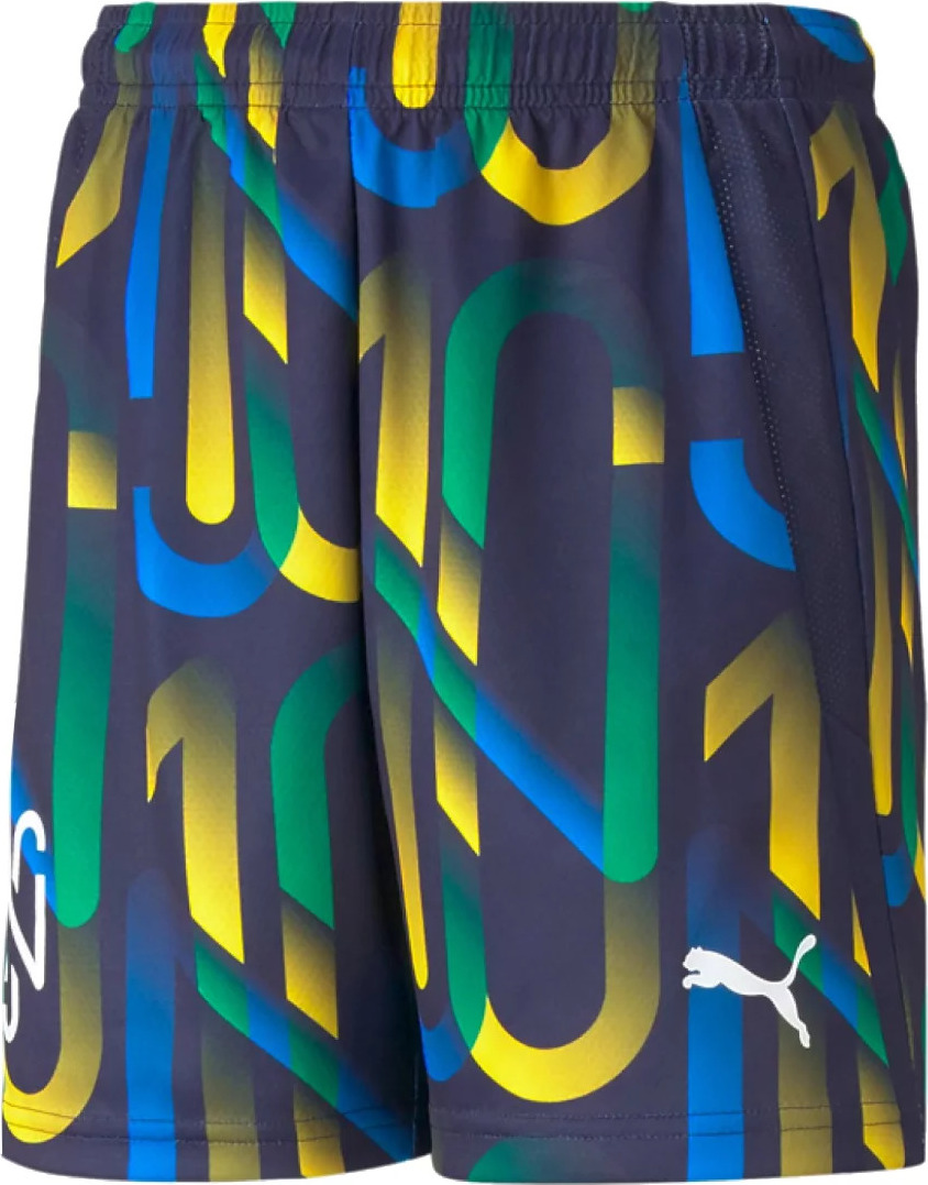 Farebné chlapčenské šortky Puma Neymar Jr Future Printed Short 605541-06 Veľkosť: 140