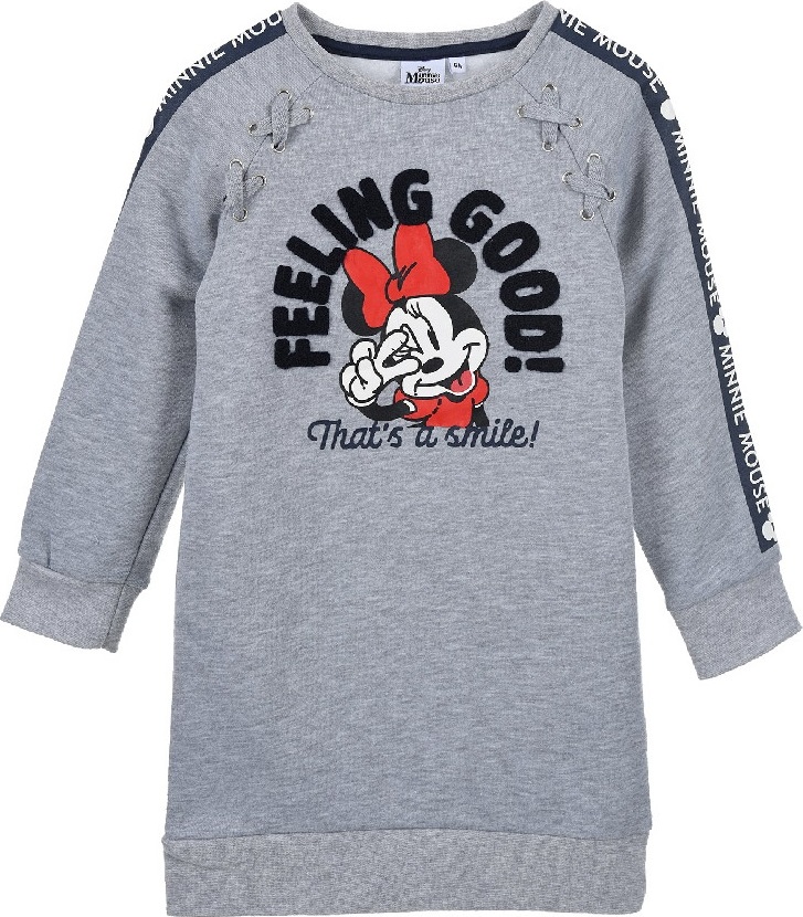 Sivá dievčenská tunika Minnie Mouse Disney Veľkosť: 98