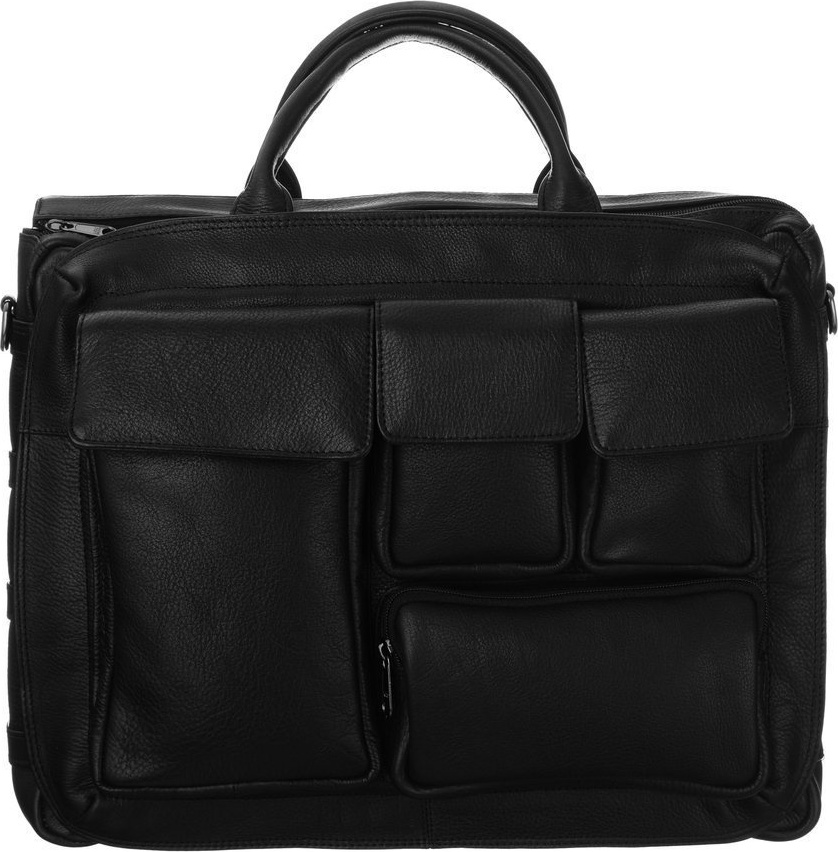 Elegancka čierna pánska priestranná taška LAP-31701-NDM-NL BLA Veľkosť: ONE SIZE