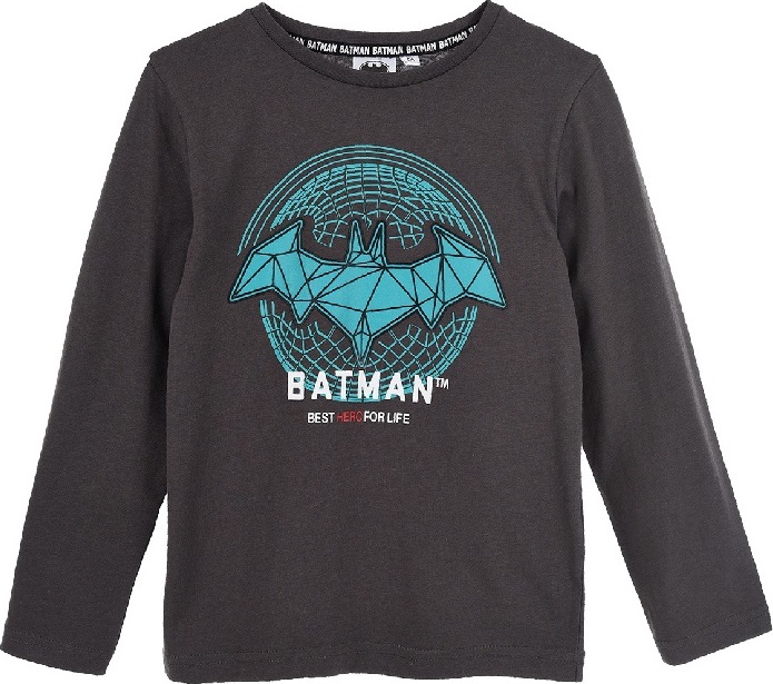 Tmavosivé tričko s potlačou Batman Veľkosť: 98