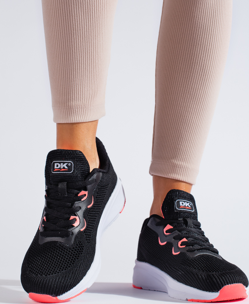 ČIERNE ŠPORTOVÉ TOPÁNKY NA PLATFORME DK VB25935B/ROSA Veľkosť: 37