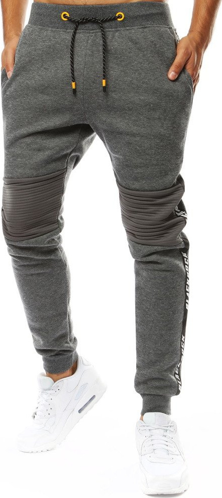 Antracitové joggery s pruhmi UX3541 Veľkosť: M