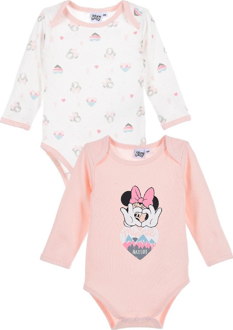 Dvojbalenie dievčenských bodýčiek Minnie Mouse Disney Veľkosť: 67