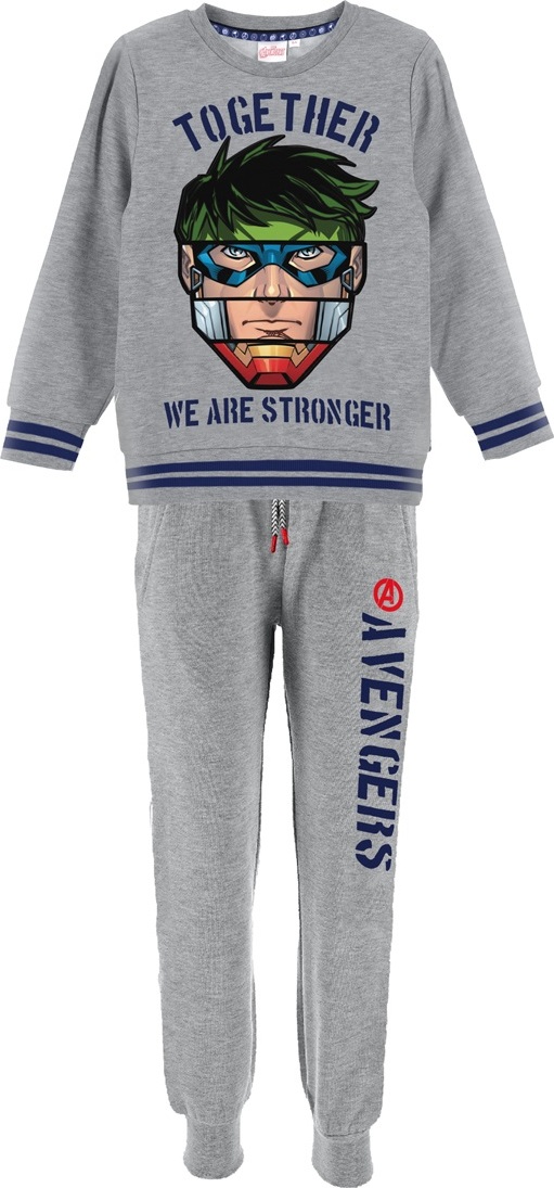 Sivá tepláková súprava Marvel Avengers Veľkosť: 104