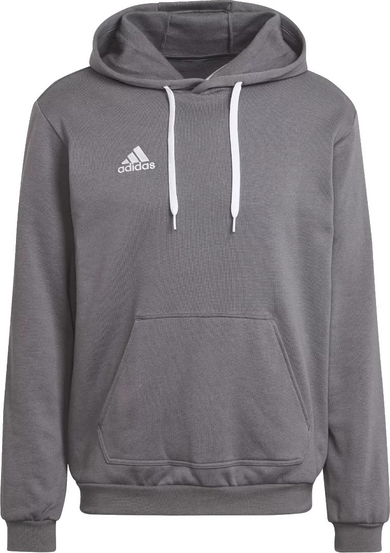 Sivá pánska mikina adidas Entrada 22 Sweat Hoodie HB0578 Veľkosť: M
