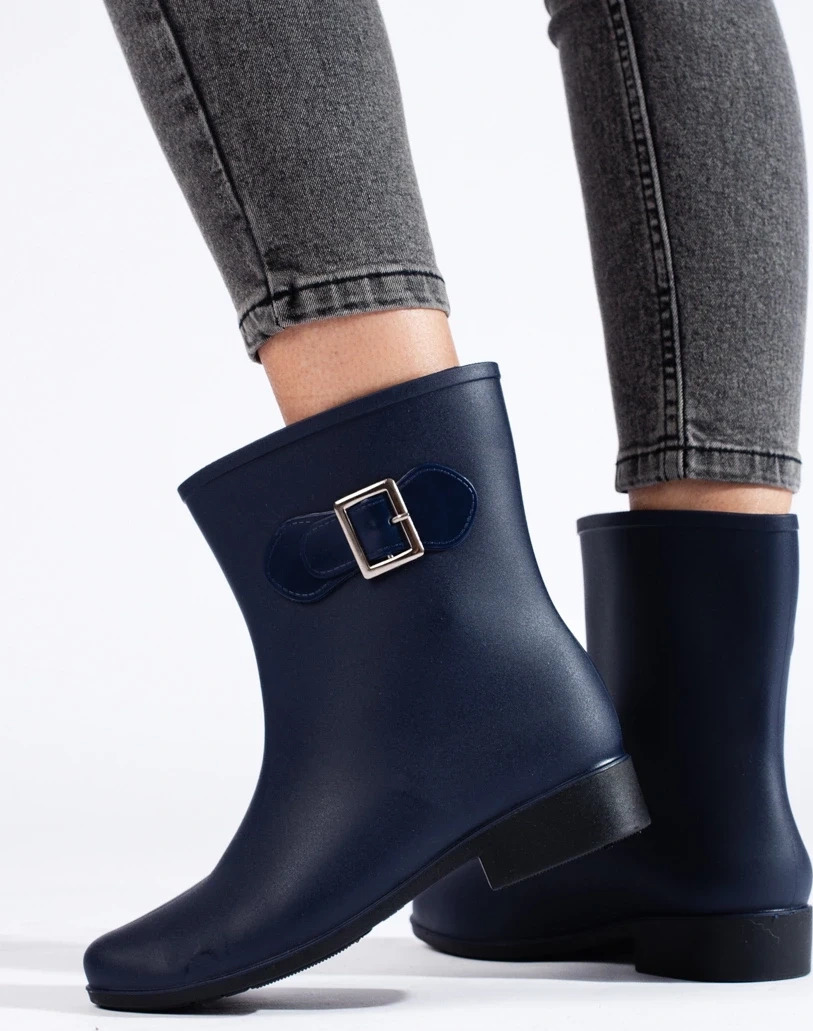 Tmavomodré čižmy HMY-7BL Veľkosť: 37