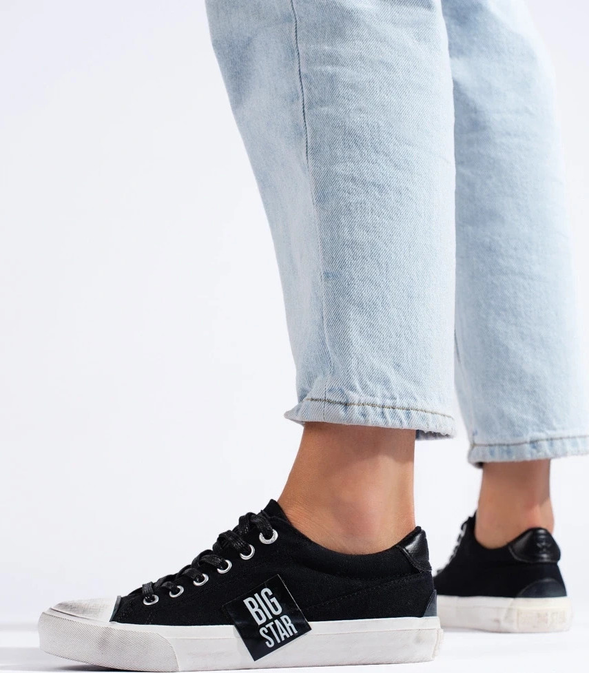 DÁMSKE TENISKY BIG STAR - čierne JJ274354 JJ274354B Veľkosť: 38