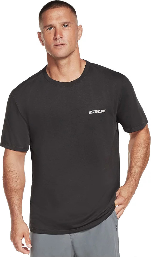 Čierne pánske tričko Skechers Dri-Release SKX Tee M1TS274-BLK Veľkosť: M