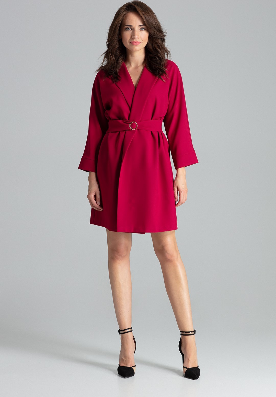 Elegantný blejzer L058 Deep Red Veľkosť: S/M