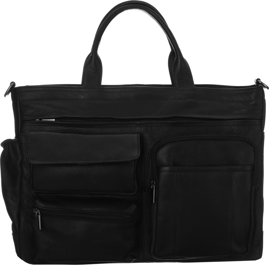 Čierna pánska priestranná taška na notebook LAP-15604-NDM-NL BLA Veľkosť: ONE SIZE