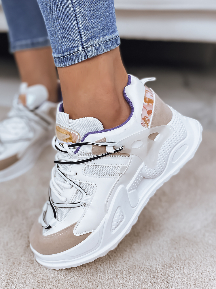 Biele jarné sneakersy LESI ZY0117 Veľkosť: 38