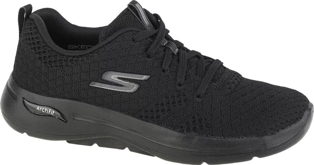 ČIERNE DÁMSKE TENISKY SKECHERS GO WALK ARCH FIT UNIFY 124403-BBK Veľkosť: 35.5