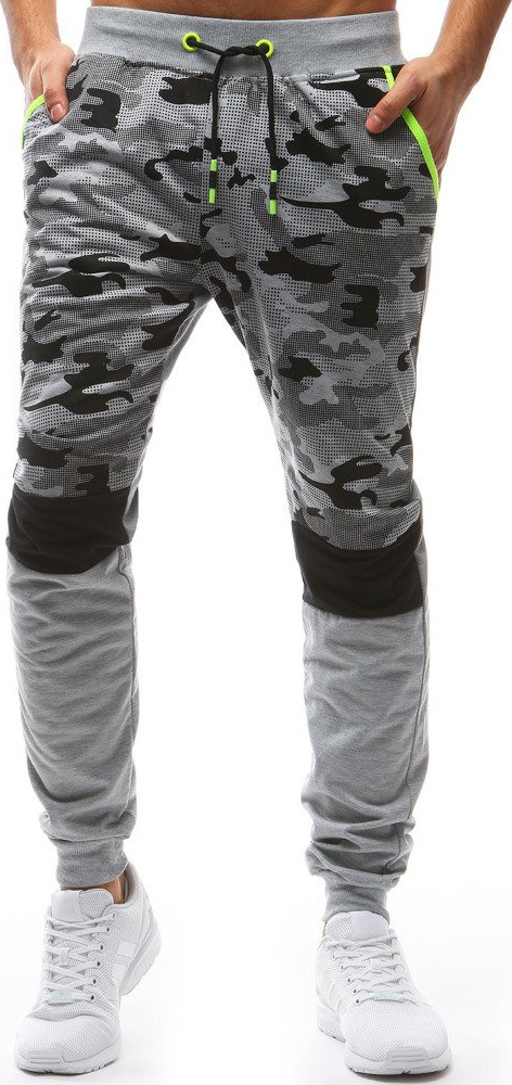 Svetlosivé tepláky s tmavým pruhom UX3629 Veľkosť: M