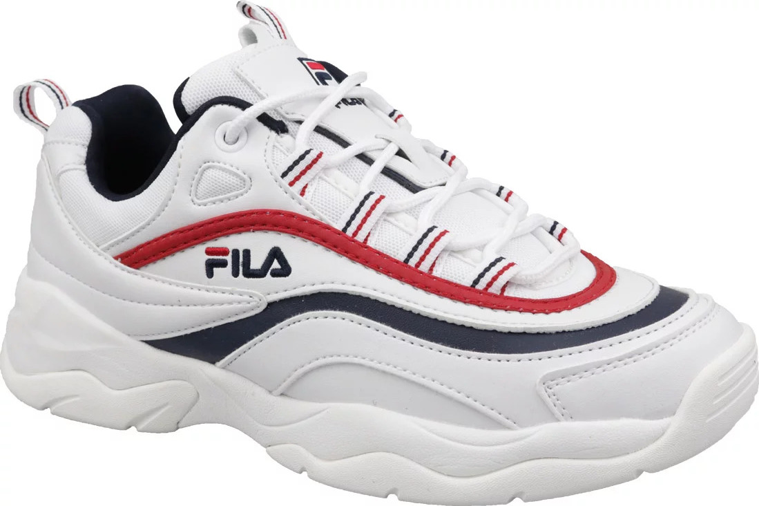 Biele dámske tenisky Fila Ray Low WMN 1010562-150 Veľkosť: 40