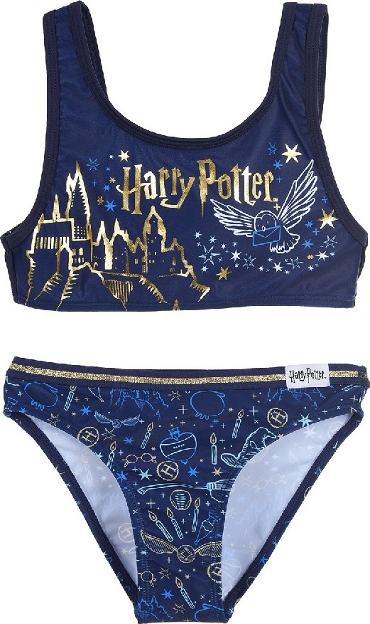 Tmavomodré dvojdielne plavky Harry Potter Veľkosť: 104
