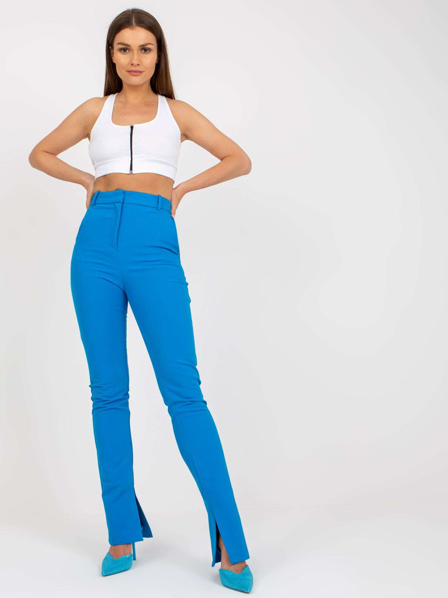 Biely crop top so zipsom -RV-TP-8011.42-white Veľkosť: S