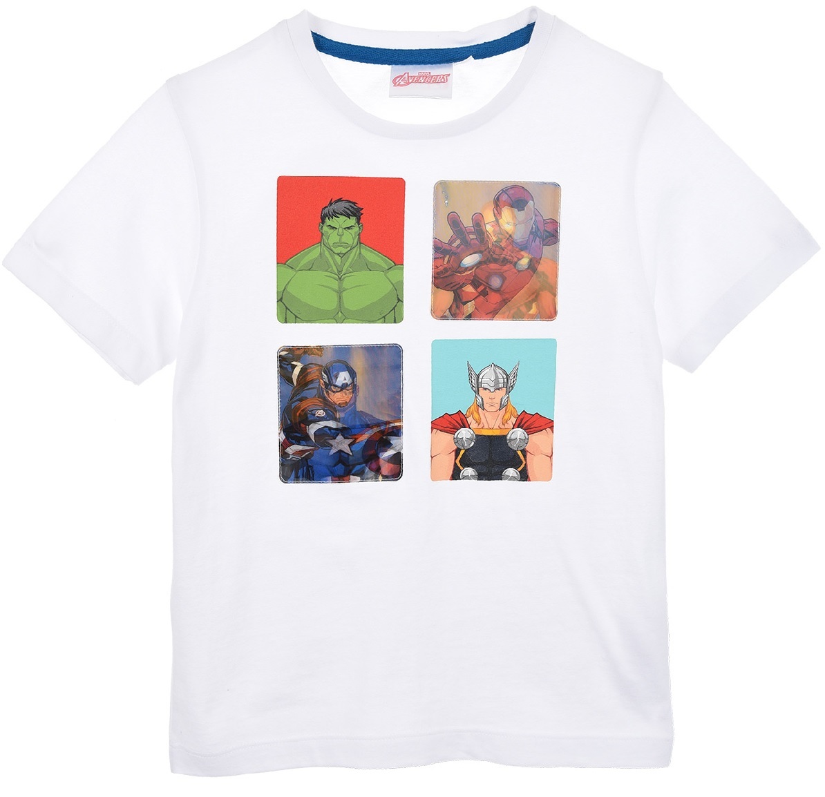Biele chlapčenské tričko Avengers Veľkosť: 104