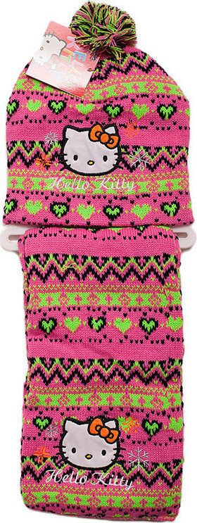 Hello Kitty zimný set čiapky a šálu Veľkosť: 52