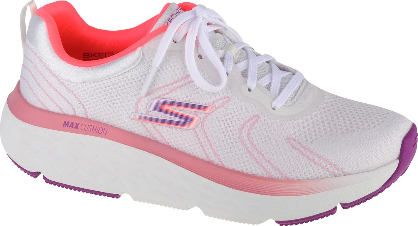 Biele dámske tenisky Skechers Max Cushioning Delta 129120-WCRL Veľkosť: 40