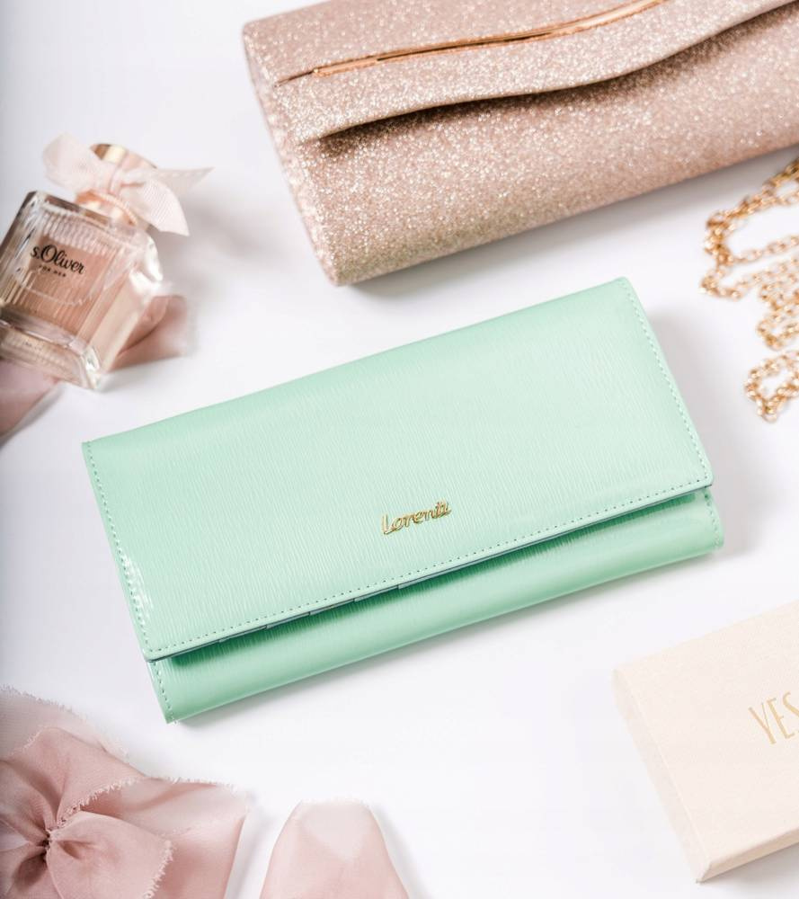 Lorenti Mintová podlhovastá peňaženka S132 72401-SH-RFID-1432 MINT Veľkosť: ONE SIZE