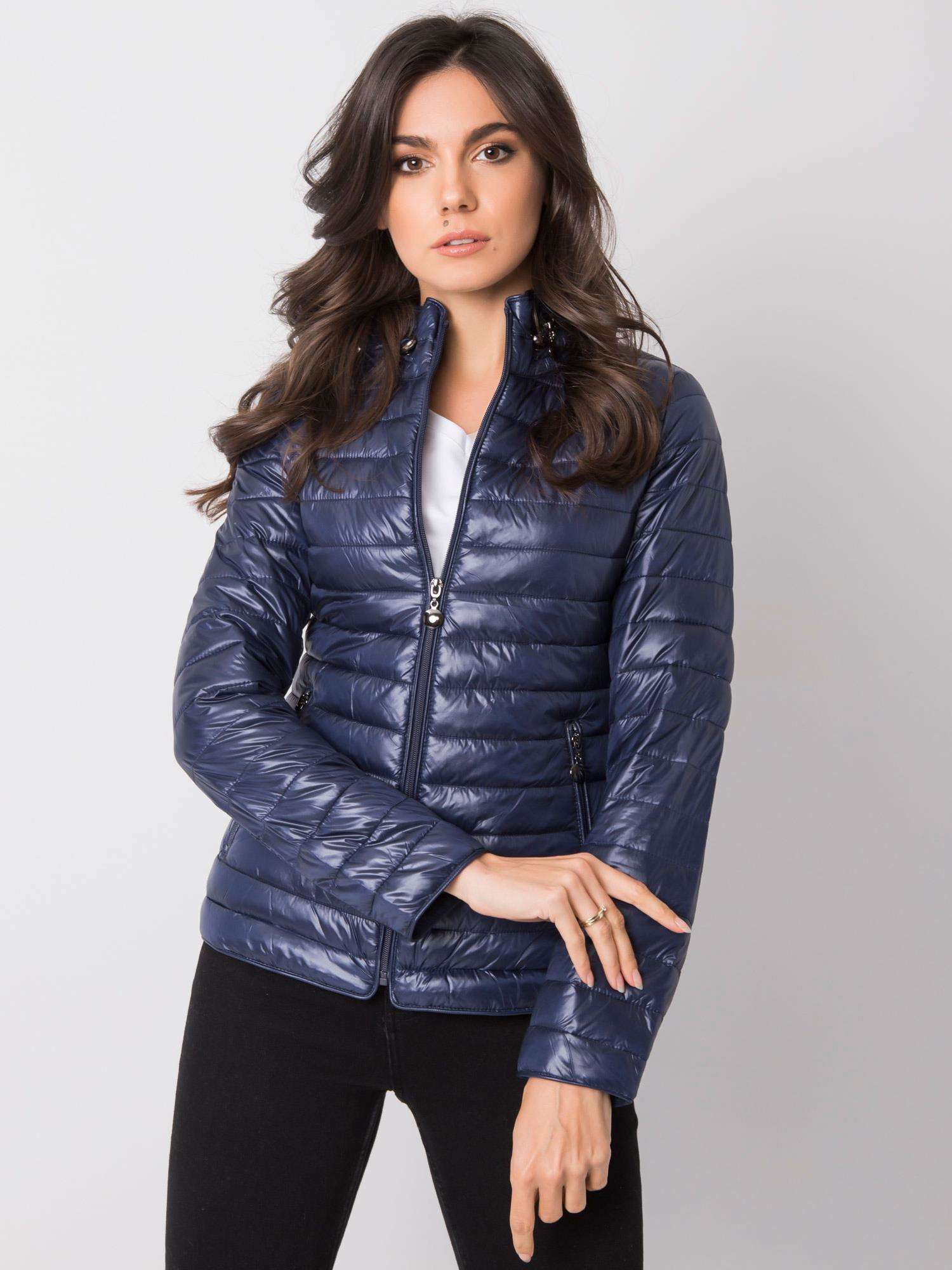 Modrá prešívaná bunda NM-DE-KR-LH-9601.95P-navy Veľkosť: S