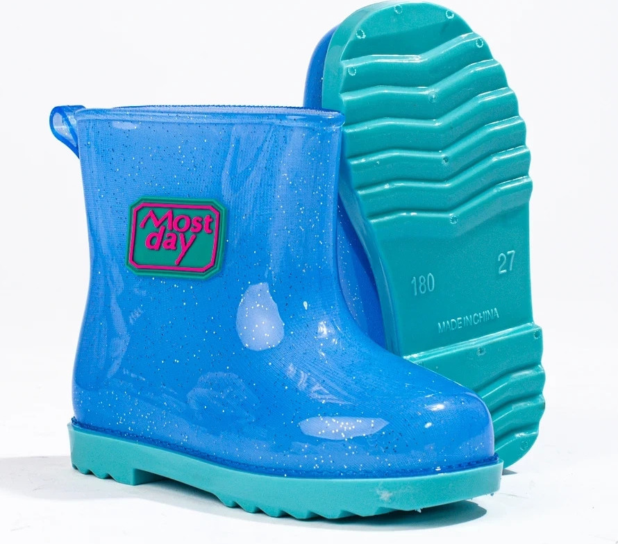 Svetlomodré chlapčenské gumáky HQ-2BL Veľkosť: 27