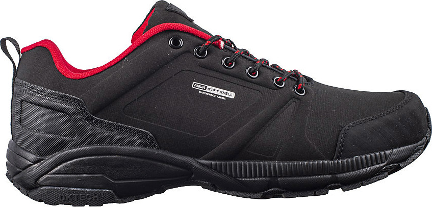 Pánske čierne trekové topánky 1099B/R-M Veľkosť: 44