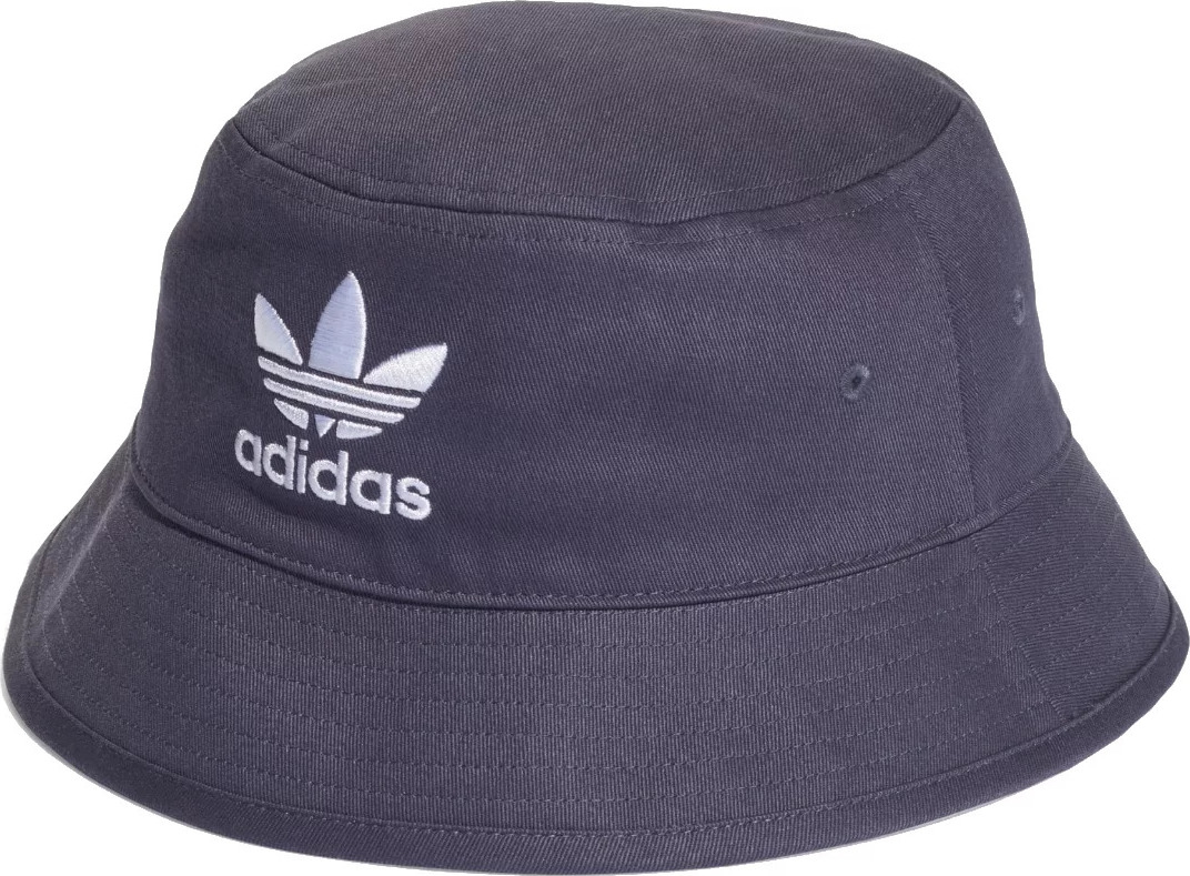 Sivý pánsky klobúk adidas Adicolor Trefoil Bucket Hat HD9710 Veľkosť: ONE SIZE