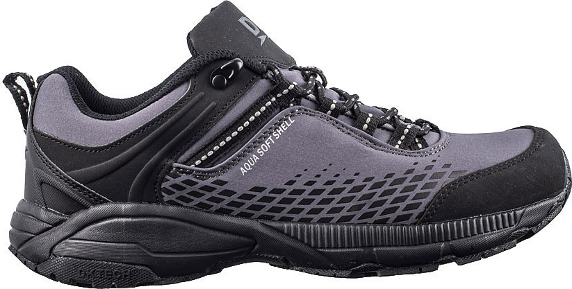 Pánske sivé trekové topánky na hrubej podrážke 19503G-M Veľkosť: 41