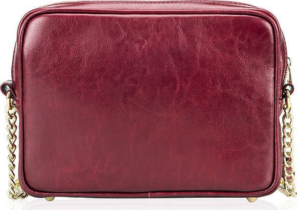 Kožená červená crossbody kabelka FL01 FLORENCE Veľkosť: ONE SIZE