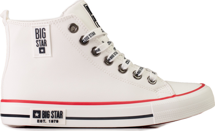 Biele členkové tenisky Big Star KK274597W Veľkosť: 37